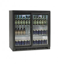 2 sliding Door Bottle cooler