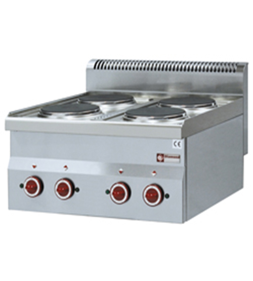 Electric cooker 4 hobs T Top