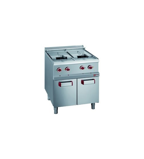 Electric fryer 2-13 Ltr Tanks on cupboard