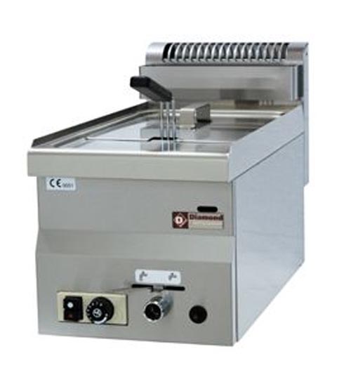 Gas fryer, 1 basin 8 liters Top