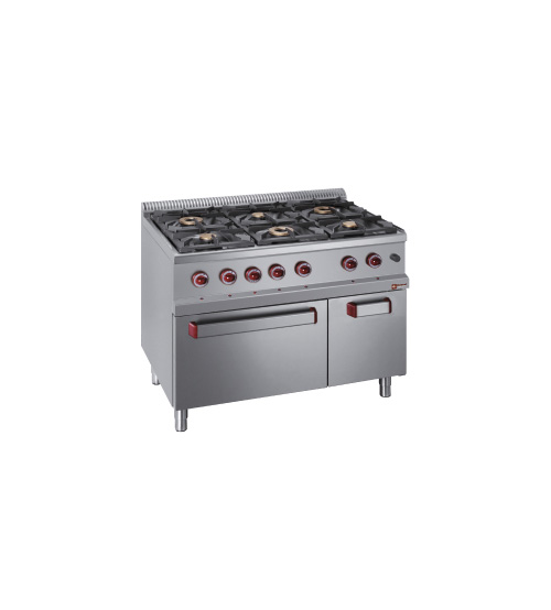 Gas Range 6 Burners with gas oven